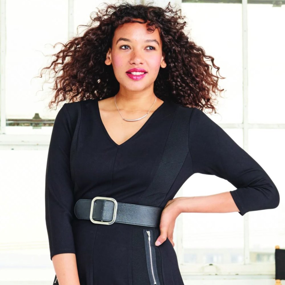 Ruby Ribbon Ottoman Ponte Dress